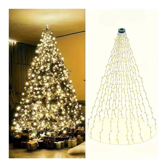 Karácsonyi LED háló fényfüzér – 2 m, 280 LED – CL380681-2