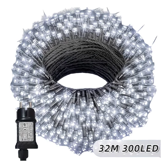 Karácsonyi LED fényfüzér – 32 m, 300 LED, hideg fehér QA3709463-4