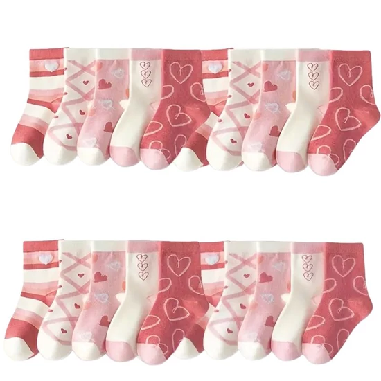 Lány zokni szív mintával | 20 pár DA3168965-8