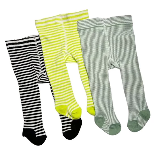 Gyerek harisnyanadrág szett | csíkos – 3 pár QB3193079-10