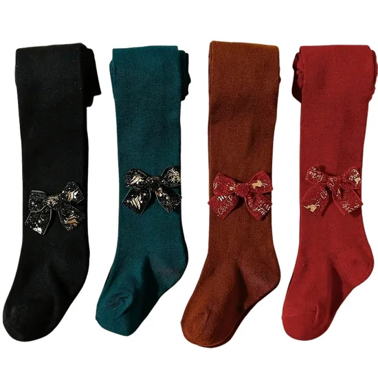 4 darabos karácsonyi harisnyanadrág szett  lányoknak TP386196-5