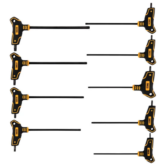 TORX T-markolatú kulcskészlet – 9 darabos TO-56639
