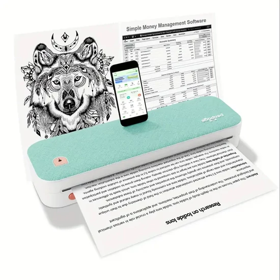 PeriPage A40 — hordozható, tinta nélküli A4 termoszublimáló/termálnyomtató  KD306762-k