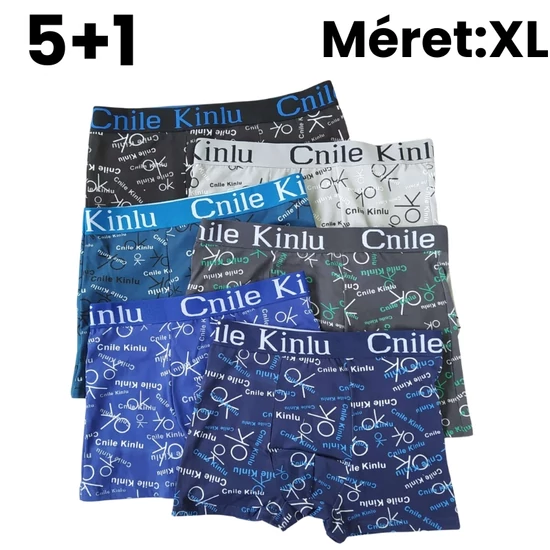5+1 Férfi mintás boxer XL D5111-4