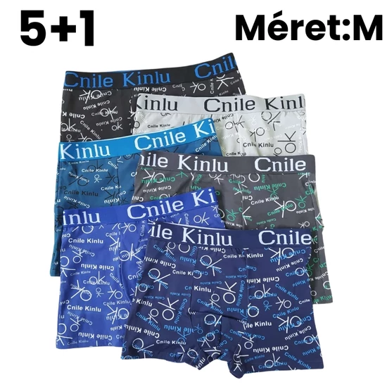5+1 Férfi mintás boxer M D5111