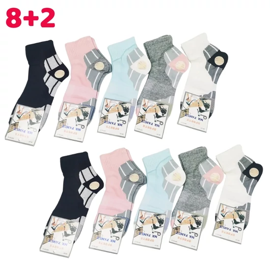 8+2 Női sportos zokni 35-38 WP3510-2