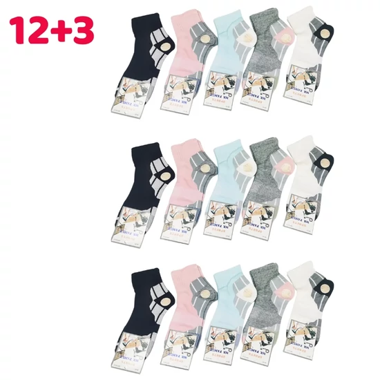 12+3 Női sportos zokni 35-38 WP3510-5