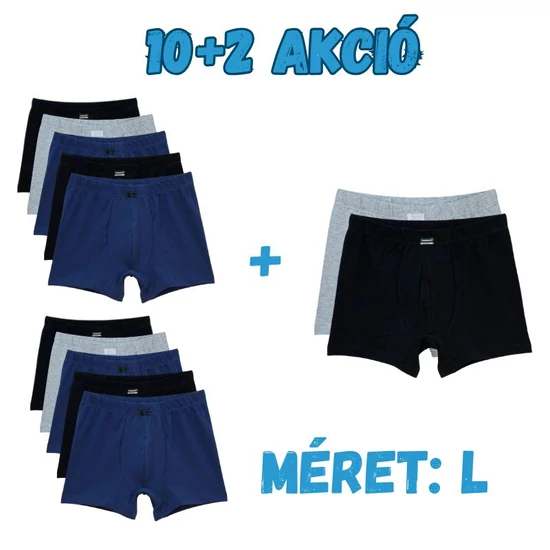 10+2 Férfi boxer L  z005-7