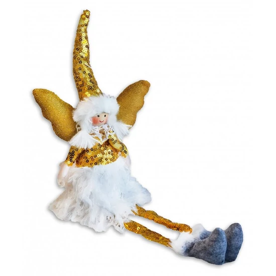 Karácsonyi angyal plüss figura – 34 cm ASN02Z