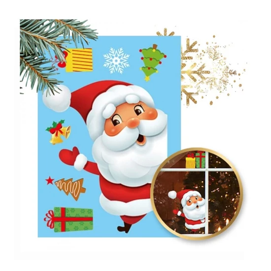 Karácsonyi ablakmatrica – 20 × 30 cm NKD16