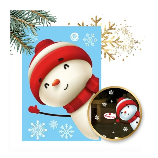 Karácsonyi ablakmatrica – 20 × 30 cm NKD20