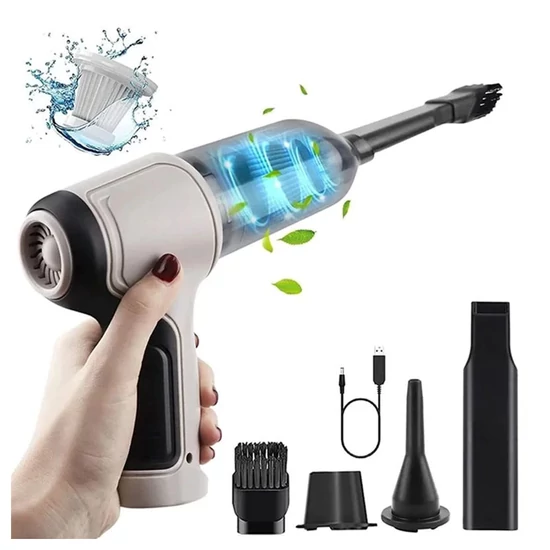 Herzberg 3 az 1-ben vezeték nélküli mini kézi porszívó HG-03992