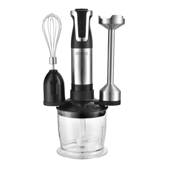 Royalty Line  3 az 1-ben habverő, botmixer és mini konyhai robotgép RL-ESMS800_BLK