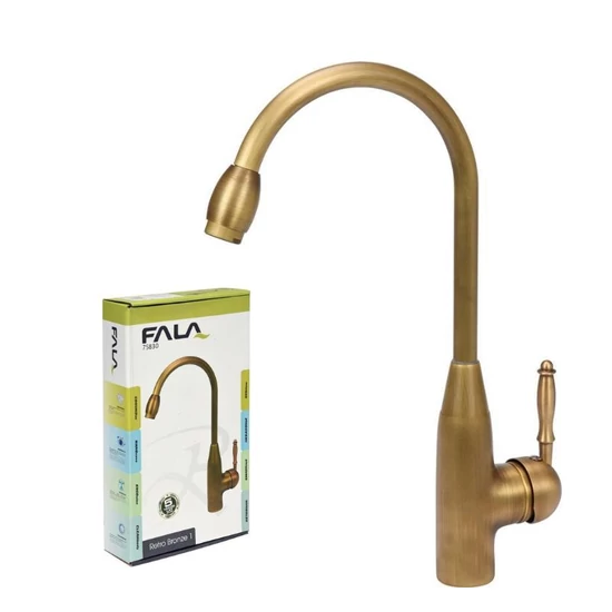 Retro Bronze 1 mosogatócsaptelep — 33,5 cm, bronz TO-75830