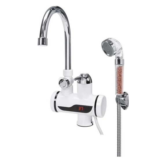 KATLA-3 álló csaptelep vízmelegítővel és zuhanykészlettel — 3 kW TO-75923