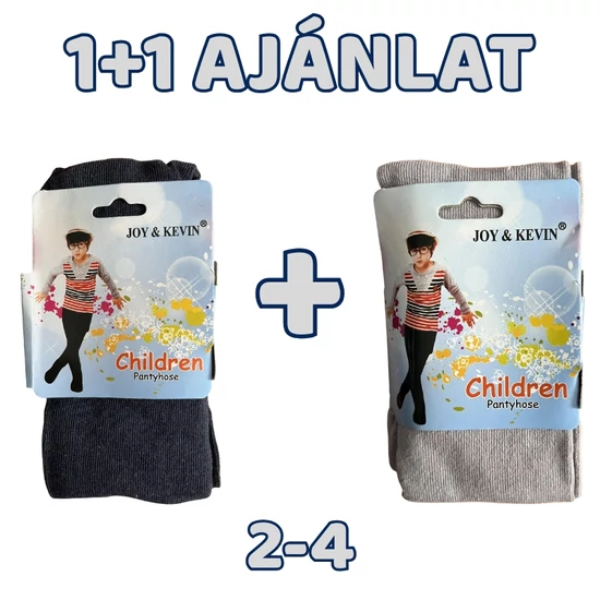 1+1 Gyerek harisnyanadrág 2-4 éves korig JK51-1