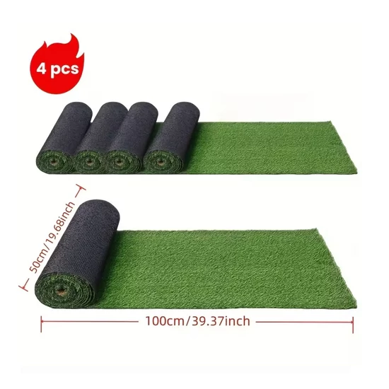 Műfű szőnyeg szett – 4 db tekercs (100 × 50 cm) UK5510778