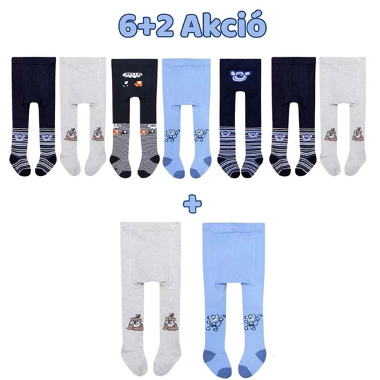 6+2 Baba pamut harisnyanadrág 6-12 hónapos korig MGH8008D-4