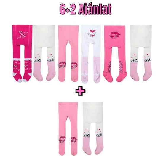 6+2 Baba pamut harisnyanadrág 12-18 hónapos korig MGH8009D-7