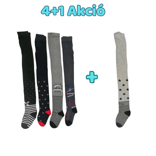 4+1 Gyerek pamut harisnyanadrág 4-6 éves korig MGH8206-3