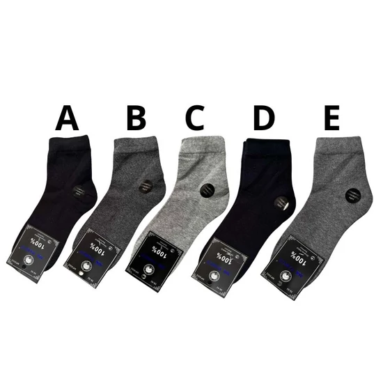 Férfi pamut zokni 43-46 MP3002-2