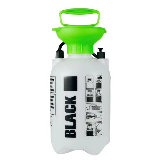 BLACK Kézi nyomáspermetező növényekhez – 5 liter, állítható szórófejjel 53410