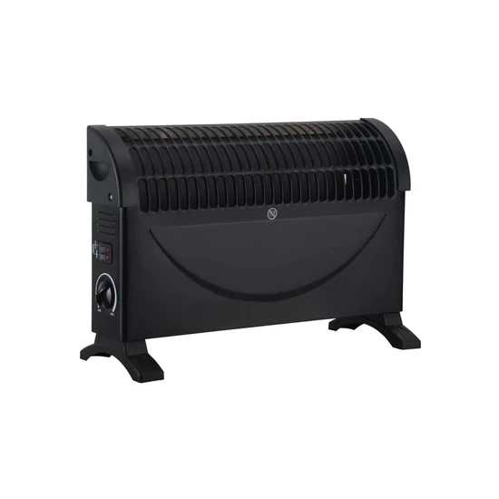 Konvektor fűtőtest – 1500 W, fekete 014013