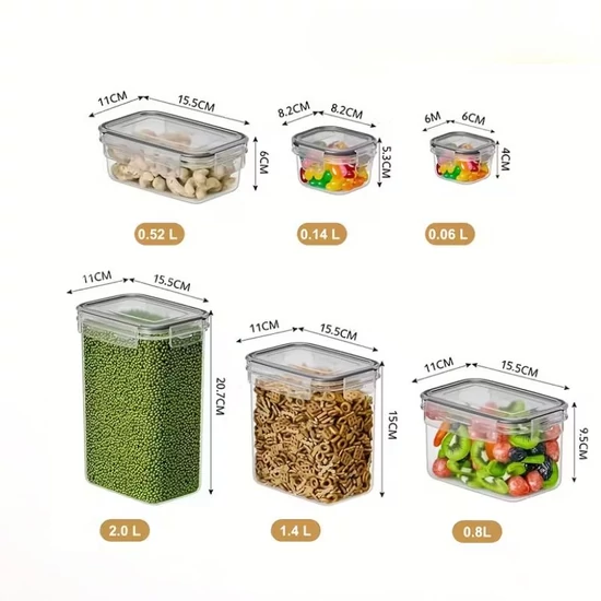 Konyhai tárolódoboz készlet – 12 részes TK6893057