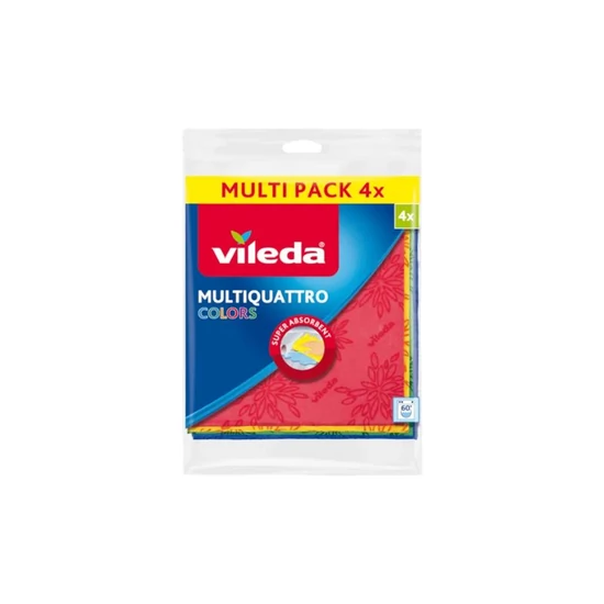 Vileda mikroszálas kendők – 30 × 30 cm, 4 darabos szett 015435