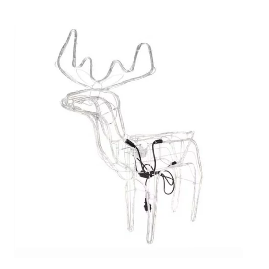 LED-es rénszarvas dekoráció – kültéri és beltéri használatra RSZ-03
