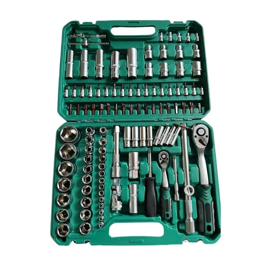 Dugókulcs és bitfej készlet racsnis hajtókarral – 108 részes szerszámkészlet DKK-RH108