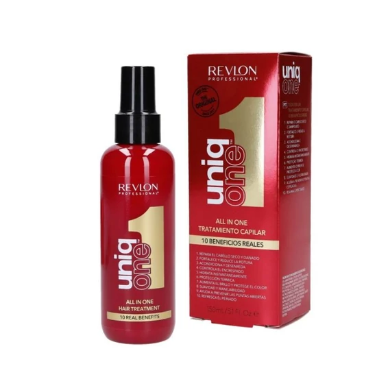 Revlon Professional Uniq One All In One Treatment erősítő öblítés nélküli spray sérült hajra – 150 ml cikkszám 97897