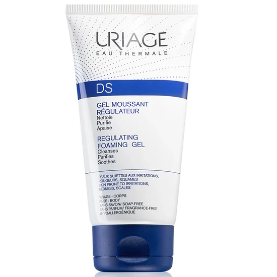 Uriage D.S. Regulating Foaming Gel nyugtató emulzió arcra, testre és hajra 150 ml 127115