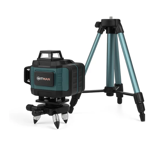 HITMAN 4D Akkus Zöld Szintező Lézer Állvánnyal HT-GLS-2417LS