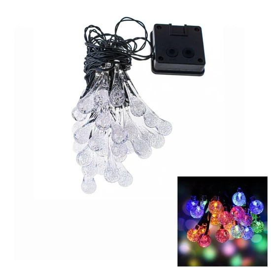 CATENA LUMINOSA LED fényfüzér – 5 m, 20 LED, színes fény X111-W2