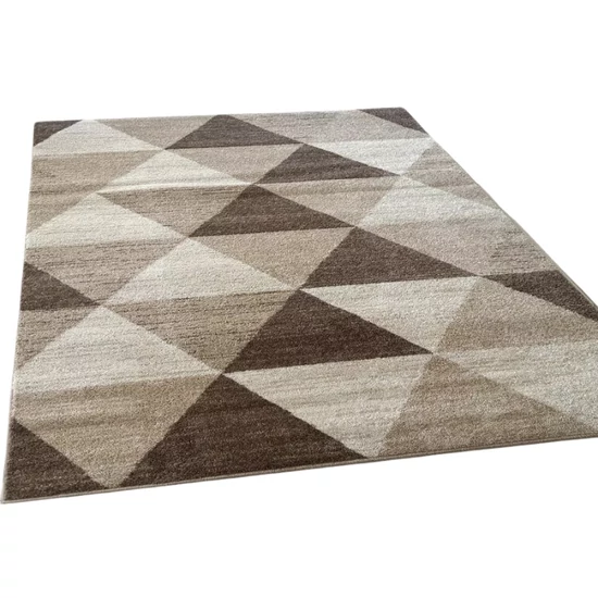 Torino Szőnyeg 4580 – Bézs, Modern Mintás Szőnyeg 80 x 150 cm