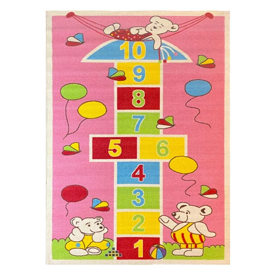 Ugróiskola mintás gyerekszőnyeg 80 x 120 cm