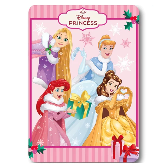 Disney Hercegnők karácsonyi polár takaró 100 × 140 cm FML370673