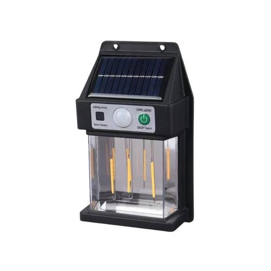 Napelemes mozgásérzékelős fali lámpa – YX-666-3W