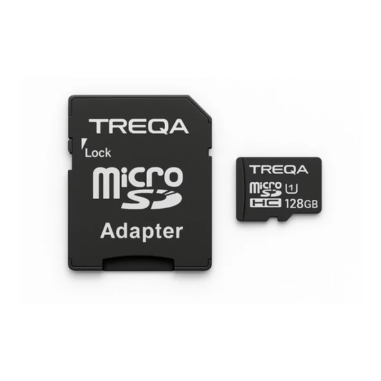 TREQA microSDXC memória kártya adapterrel – 128 GB SD-12-3