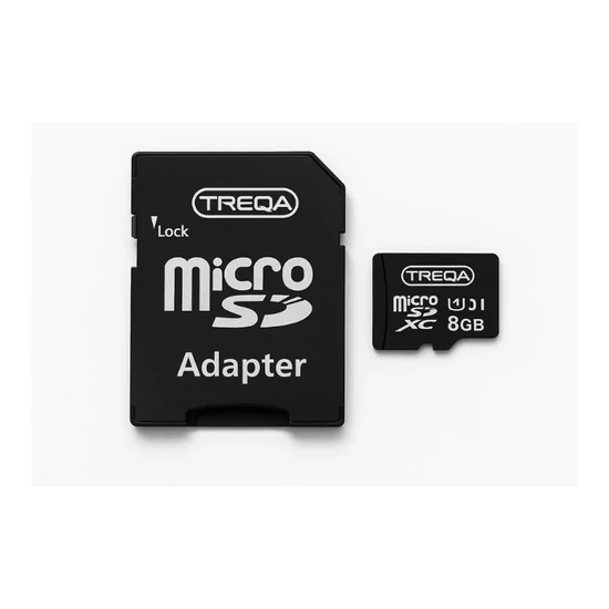 TREQA microSDXC memória kártya adapterrel – 8GB SD-12