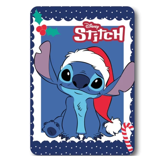 Disney Lilo és Stitch karácsonyi polár takaró 100x140cm FML367420