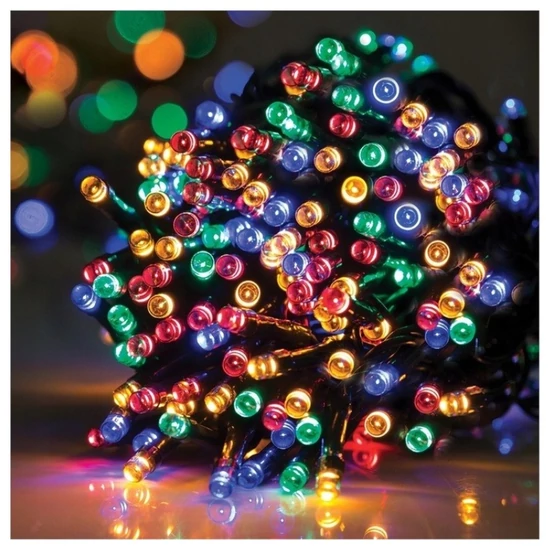 100 Ledes karácsonyi fényfüzér Többszínű LAMP01MULTI