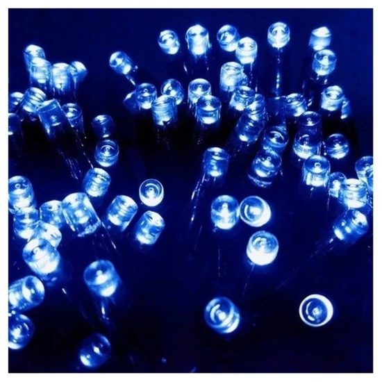 100 Ledes karácsonyi fényfüzér Kék LAMP01N