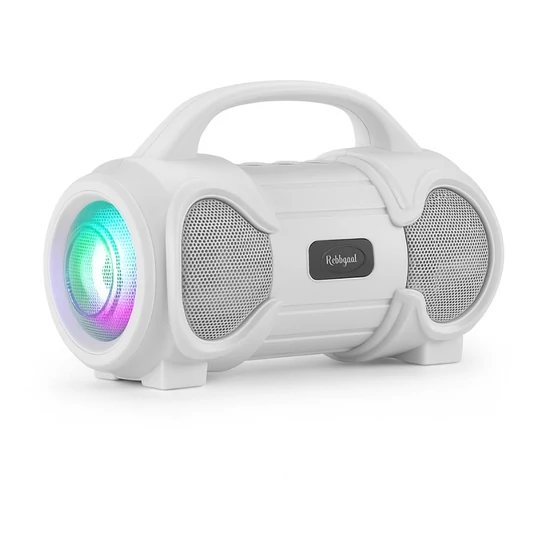 Hordozható Bluetooth hangszóró – vízálló kivitel, LED világítással OL-001