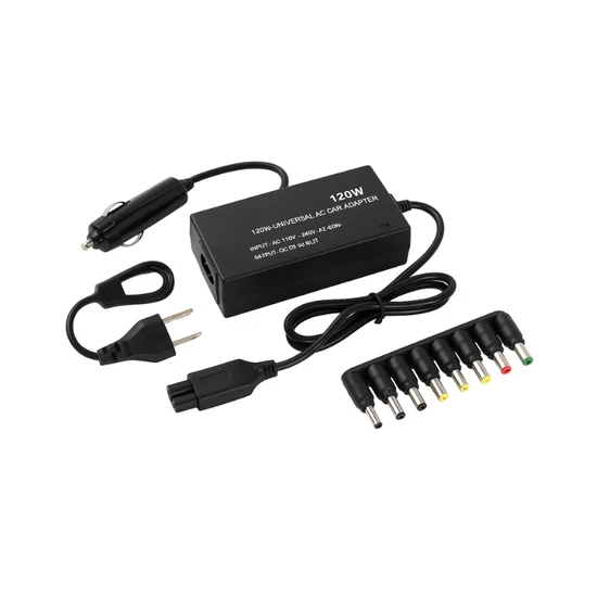 Univerzális Laptop töltő - Autós és Hálózati 120W/ 150W/200W ULAH001