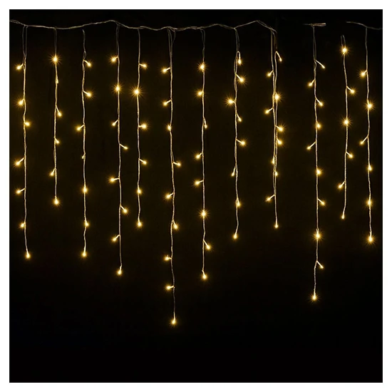 LED jégcsap füzér 300 LED, 12 m – melegfehér fény DL-077