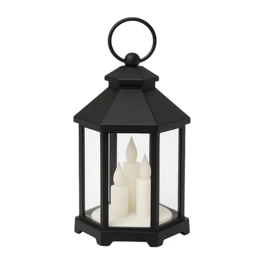 Dekoratív LED lámpás gyertyával – 12 × 21 cm LAMP53