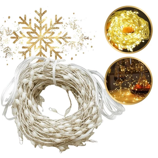 Kültéri-beltéri karácsonyi fényfüzér – 450 LED, 17 m, meleg fehér LAMP60CB