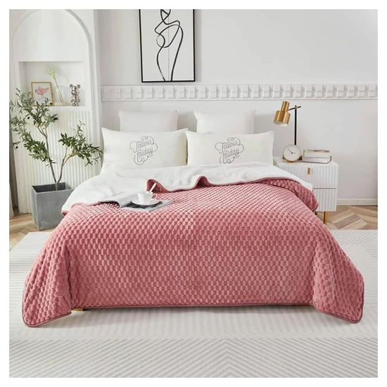 Violet 2 rétegű ágytakaró/pléd 150x200 cm - Rózsaszín ZG150200-3